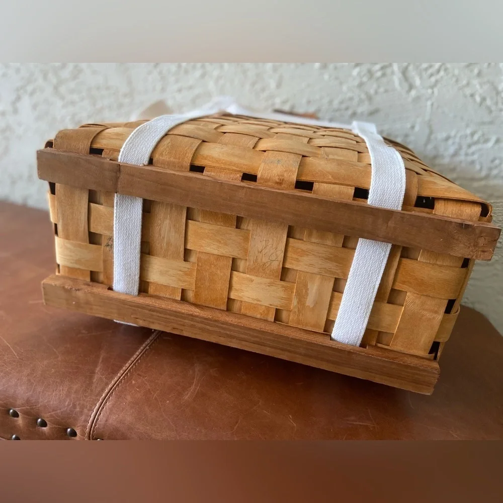Mountain Trails Baskets~Vintage~Pristine~Handmade~USA~ Natural Wood~Backpack